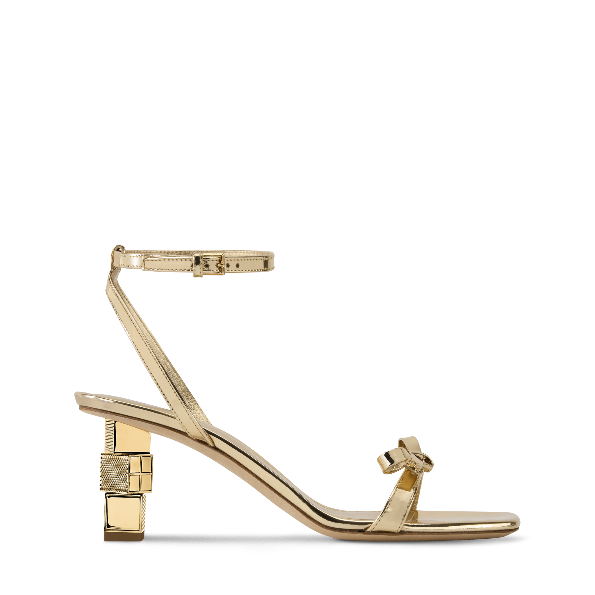 Louis Vuitton ゴールドストラップサンダル LV Cube Sandal - Shoes | LOUIS VUITTON
